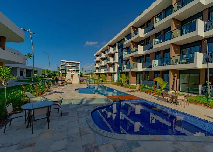 Flat Luxo na praia de Muro Alto - Makia Experience